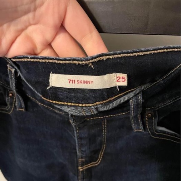 711 Levi's Skinny jeans (dark blue) - Picture 5 of 5